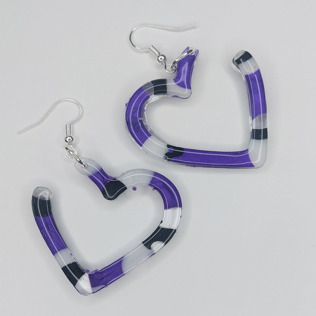 Resin Hanging Hearts