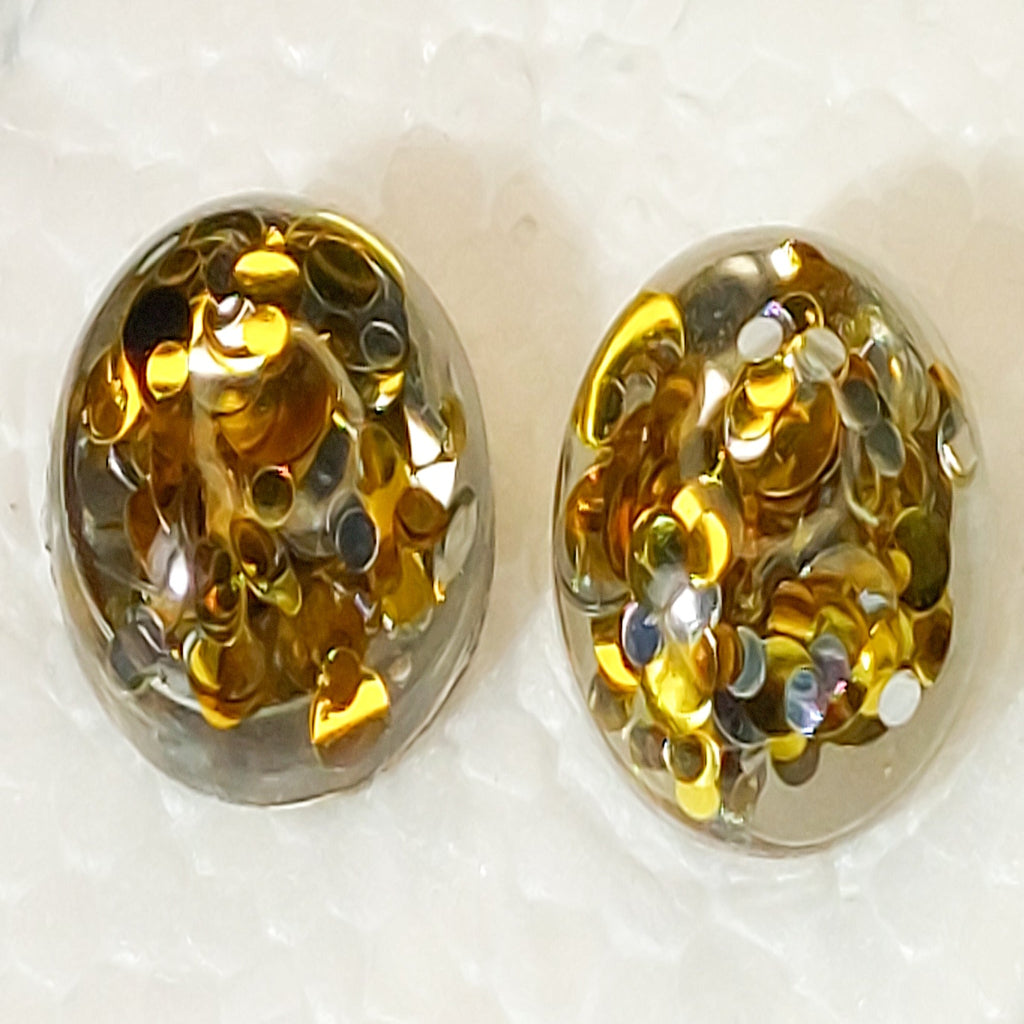 Resin Glitter Studs