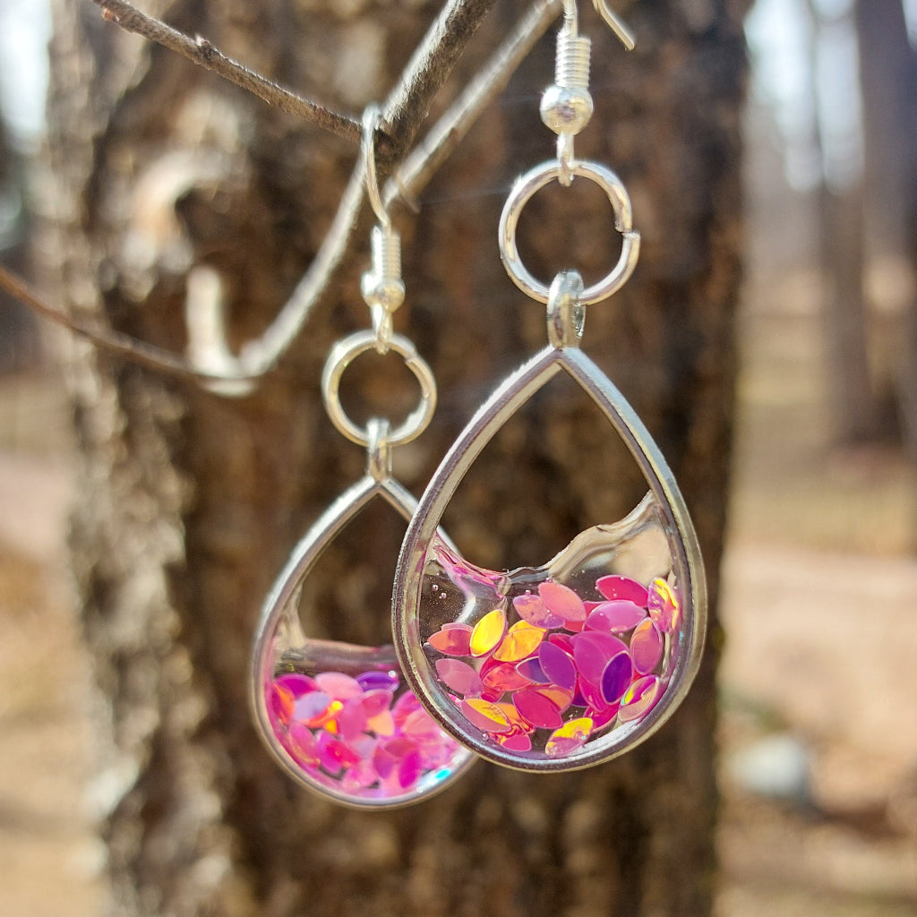 Open Bezel Purple drop