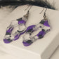 Purple and Silver Resin