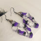 Purple and Silver Resin