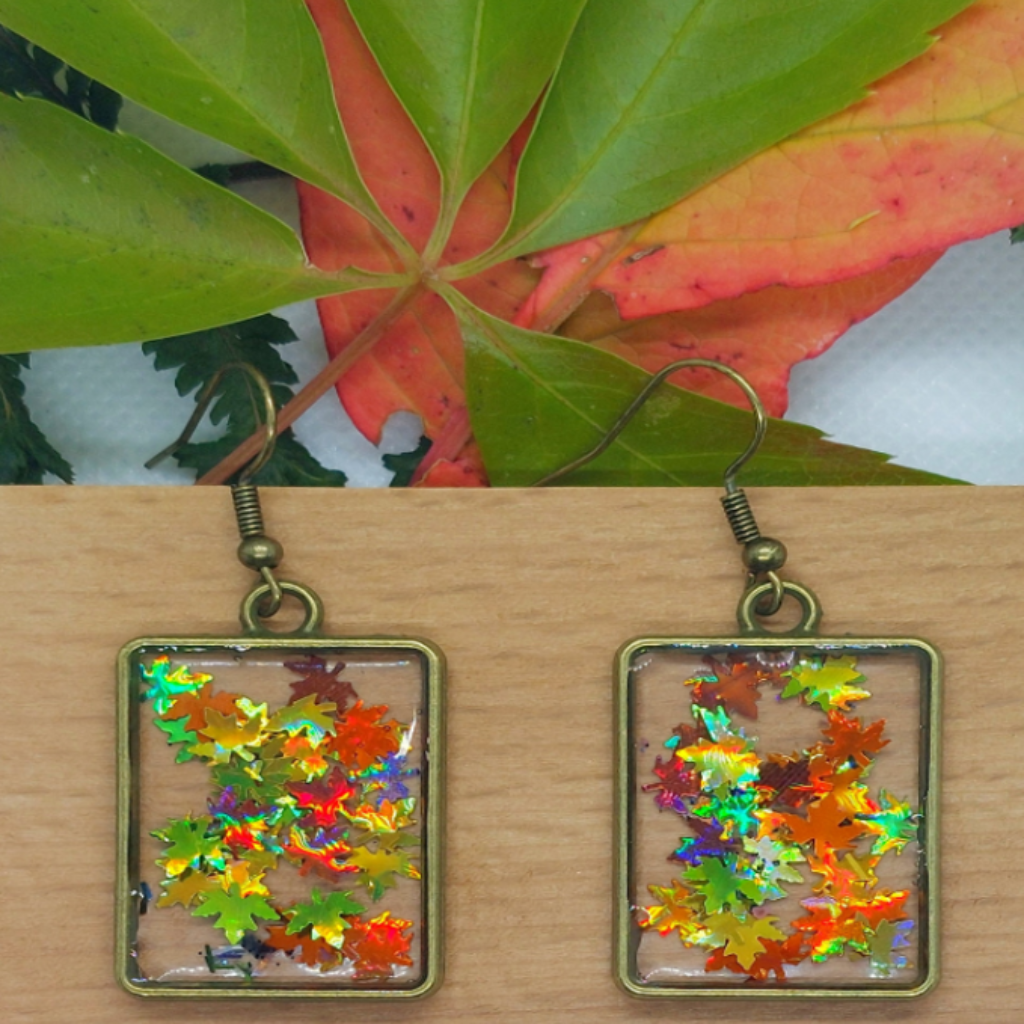 Fall Leaves Earrings | Autumn Leaf Earrings