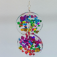 Rainbow Resin Earrings