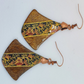 Wooden Teardrop Earrings | Statement Earrings